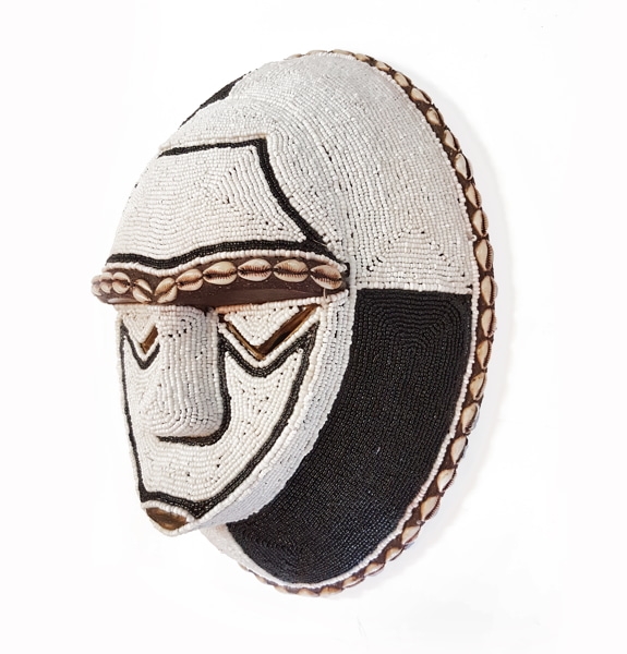 Baoule beaded mask